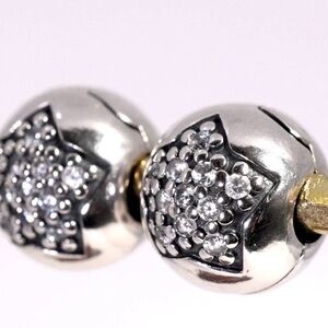 Pandora Retired Star Pave clips “You are a Star” Rare